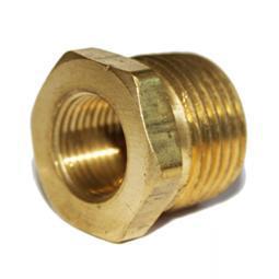 Spark Plug Thread Adaptors Brass 1/2 Pipe down to 14mm - High quality product image showing Spark Plug Thread Adaptors Brass 1/2 Pipe down to 14mm details and features