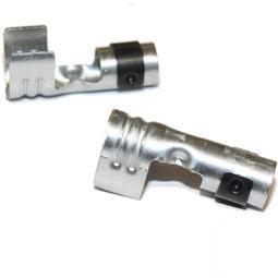 1x HT Steel push in terminal for spark plug 7mm 8mm Straight Crimp Type - The Green Spark Plug Automotive product