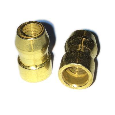 25x Spark Plug Top SAE Bullet Terminal Nut M4 Thread - Brass - High quality product image showing 25x Spark Plug Top SAE Bullet Terminal Nut M4 Thread - Brass details and features