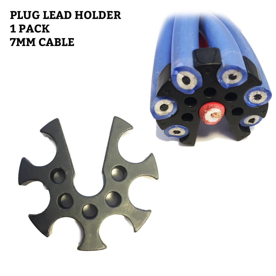 7mm HT Ignition Lead Clamp Set Holder Seperators Spacers 6 Clip Holder +CoilLead - The Green Spark Plug Automotive product