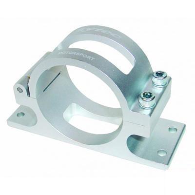 Sytec Motorsport Fuel Pump / Filter Bracket (Silver) (MPB003S) - High quality product image showing Sytec Motorsport Fuel Pump / Filter Bracket (Silver) (MPB003S) details and features
