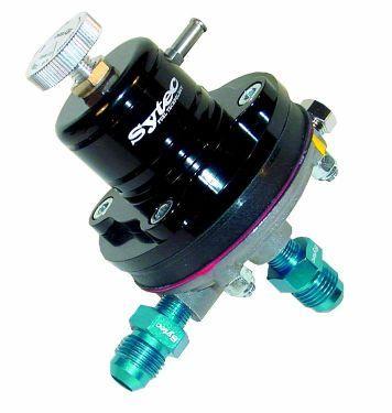 Sytec Adjustable Motorsport Fuel Regulator (Jic6-Jic6) Black (MSV003BK)