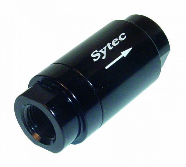 Sytec One Way Valve with 1/8 NPTF Female Connection (Black) (OWVS000-BK) - The Green Spark Plug Automotive product