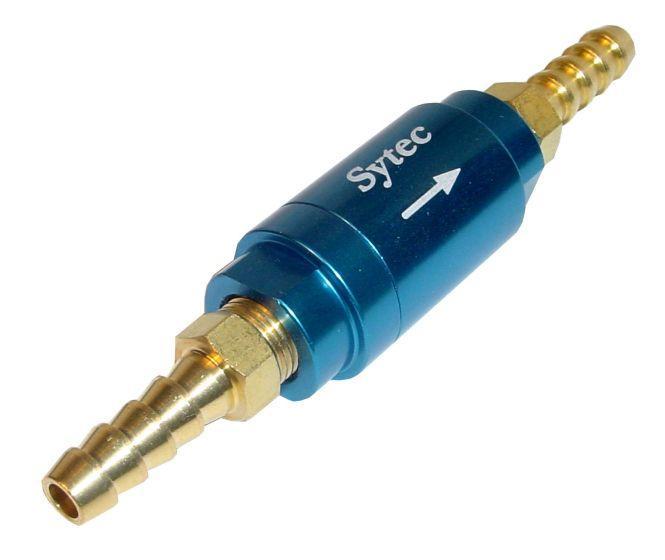 Sytec One Way Valve with 6mm push on tails (Blue) (OWVS006-B) - The Green Spark Plug Automotive product