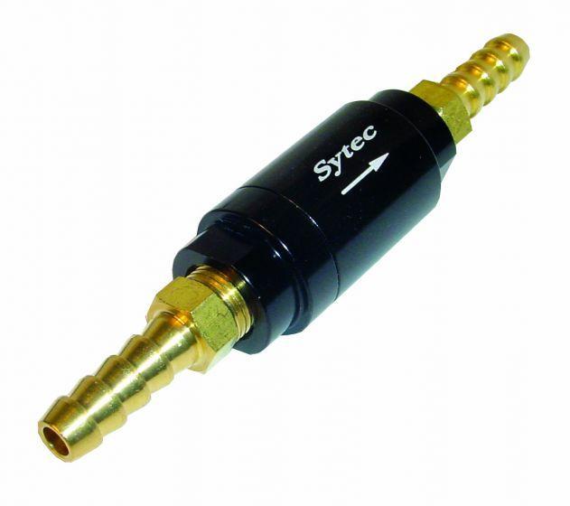 Sytec One Way Valve with 6mm push on tails (Black) (OWVS006-BK) - The Green Spark Plug Automotive product