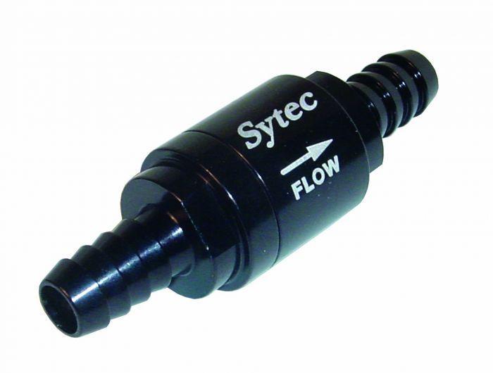 Sytec One Way Valve with 8mm push on tails (Black) (OWVS008-BK) - The Green Spark Plug Automotive product
