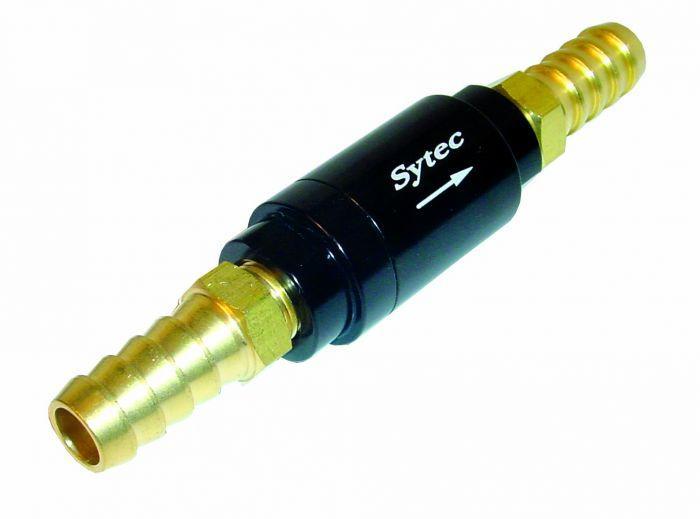 Sytec One Way Valve with 10mm push on tails (Black) (OWVS010-BK) - The Green Spark Plug Automotive product