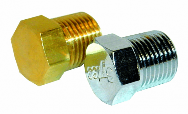 Malpassi Guage Port Balanking Plug Brass 1/8 NPTF (RA018) - High quality product image showing Malpassi Guage Port Balanking Plug Brass 1/8 NPTF (RA018) details and features