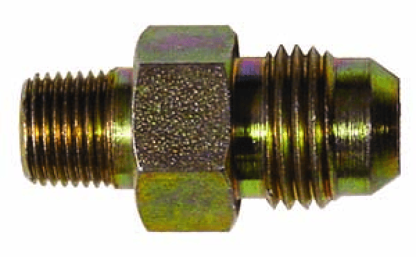 Steel Straight Union 1/4 Npt - JIC6 (SA02) - The Green Spark Plug Automotive product