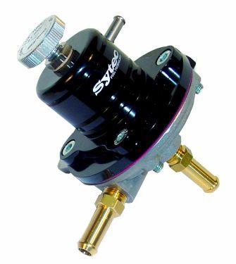 SYTEC SAR Regulator 1:1 (Black) fuel pressure regulator (SAR001BK) - The Green Spark Plug Automotive product