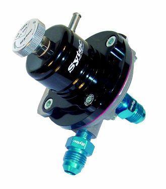 SYTEC SAR Regulator 1:1 (Black) fuel pressure regulator (SAR003BK) - High quality product image showing SYTEC SAR Regulator 1:1 (Black) fuel pressure regulator (SAR003BK) details and features