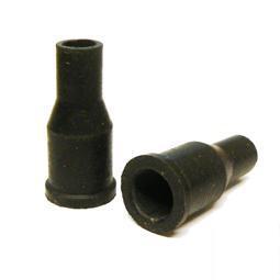 1x HT Silicone PVC insulators for spark plug caps 7mm Straight Black - The Green Spark Plug Automotive product