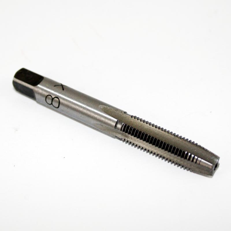 Spark Plug Metric Thread Taps M8 x 1.0 Pitch Carbon Steel (C/S) 2nd Tap - The Green Spark Plug Automotive product