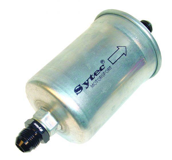 Sytec Motorsport Fuel Filter Jic 6 In/out (SSFM002) - High quality product image showing Sytec Motorsport Fuel Filter Jic 6 In/out (SSFM002) details and features
