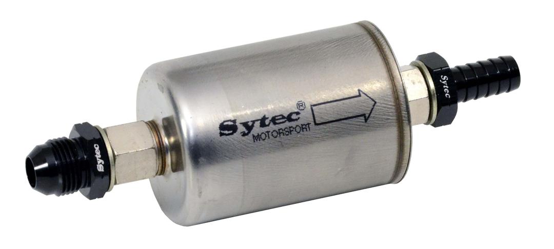 Sytec Motorsport Fuel Filter 12mm In jic8 out (SSFM010) - The Green Spark Plug Automotive product