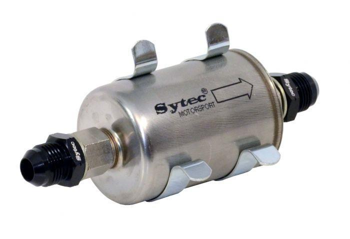 Sytec Motorsport Fuel Filter Jic8 In/out + Clip FCA001(2) (SSFMC206) - The Green Spark Plug Automotive product