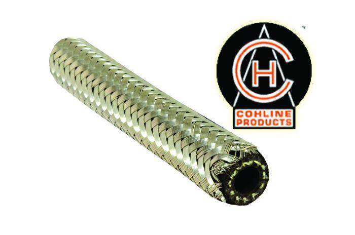 Fuel Hose 8mm E85 Compatible (Cohline) S/Steel. (SSH-008E)