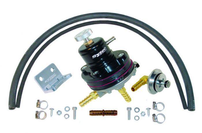 Sytec 1:1 Motorsport Adjustable Fuel Pressure Regulator Kit (Black) (VK-MSV-WRX-BK) - The Green Spark Plug Automotive product