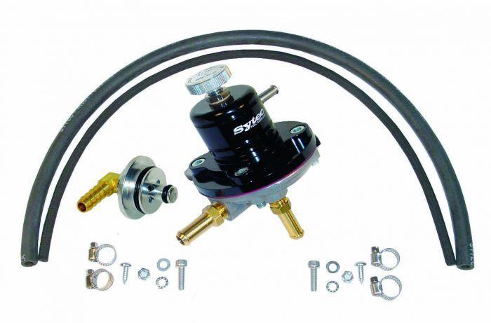 Sytec 1:1 Adjustable Fuel Pressure Regulator Kit (Blue) (VK-SAR-ECO3-BK) - High quality product image showing Sytec 1:1 Adjustable Fuel Pressure Regulator Kit (Blue) (VK-SAR-ECO3-BK) details and features