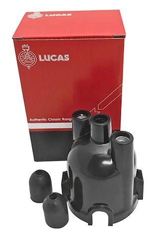 Lucas Distributor Cap 425049 Fits the 18D2 Distributor Twin Cylinder motorcycles - High quality product image showing Lucas Distributor Cap 425049 Fits the 18D2 Distributor Twin Cylinder motorcycles details and features