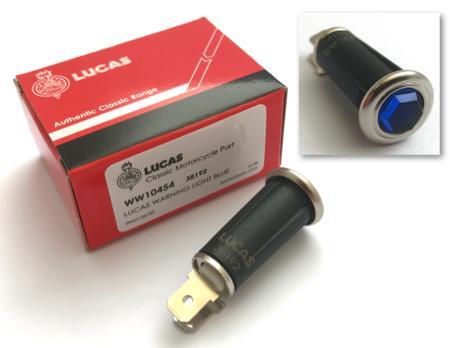 Lucas Jewel type Warning Light (Blue) SPB392,LU54361250,99-7054 - High quality product image showing Lucas Jewel type Warning Light (Blue) SPB392,LU54361250,99-7054 details and features
