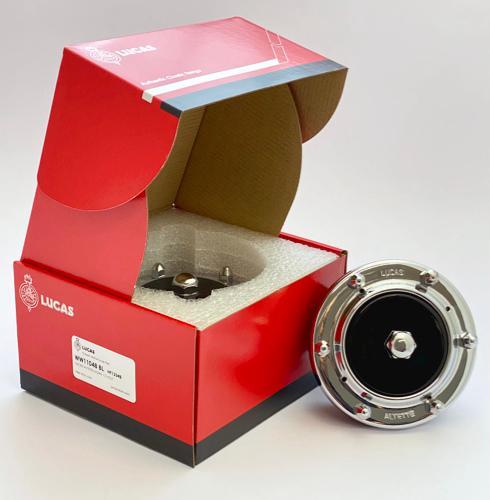 Lucas Altette Horn 12V Cast Iron Body Chrome Bezel HF1234B BSA Triumph Norton - The Green Spark Plug Automotive product