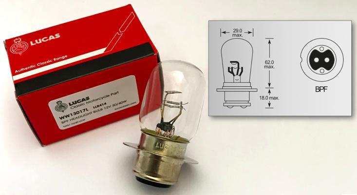 *Please Seperate* Lucas British Pre Focus Headlight Bulb 12V LLB414 Single Bulb x1 - High quality product image showing *Please Seperate* Lucas British Pre Focus Headlight Bulb 12V LLB414 Single Bulb x1 details and features