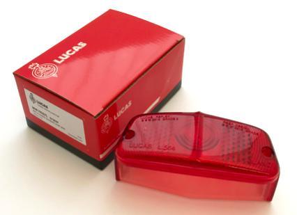 Lucas L564 Rear Lamp Lens 573839 LU53454 For Triumph BSA Norton AMC Tail Light Case - High quality product image showing Lucas L564 Rear Lamp Lens 573839 LU53454 For Triumph BSA Norton AMC Tail Light Case details and features