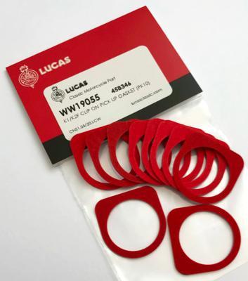 Lucas Pick Up Gaskets (Pack of 10) 458346 Clip on Magneto Gasket - The Green Spark Plug Automotive product
