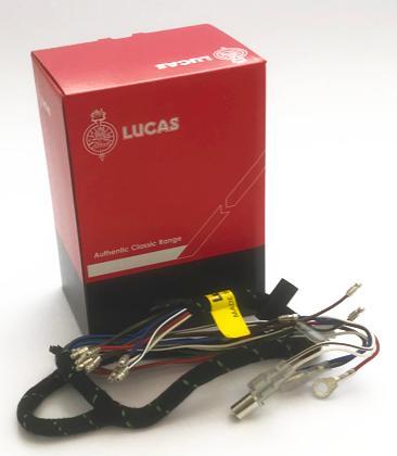 Lucas Headlamp Wiring Harness For Triumph T150V 5496071 Motorcycle - The Green Spark Plug Automotive product