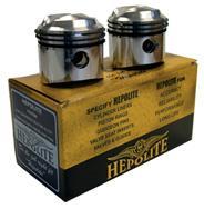 GS97037 - HEPOLITE PISTONS - Triumph Pair for T120 650cc models etc (1959-75). - High quality product image showing GS97037 - HEPOLITE PISTONS - Triumph Pair for T120 650cc models etc (1959-75). details and features