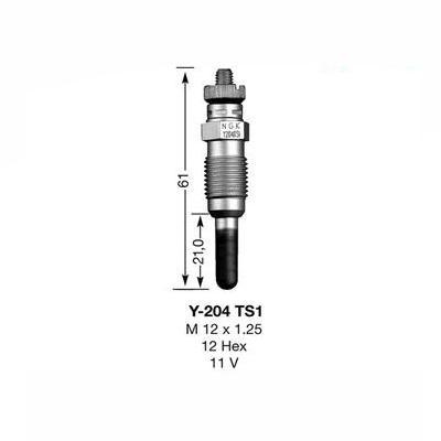 NGK Glow Plug Y-204TS1 (3829) - High quality product image showing NGK Glow Plug Y-204TS1 (3829) details and features