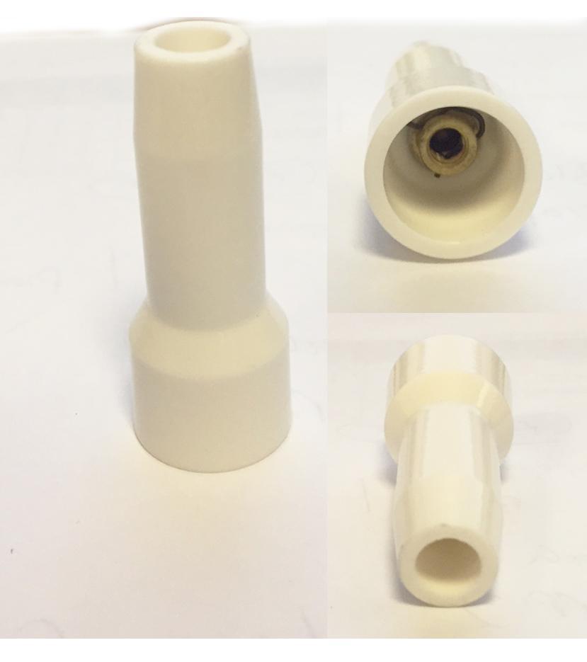 Industrial Straight Spark Plug Cap Glazed Ceramic (Threaded post connector) - High quality product image showing Industrial Straight Spark Plug Cap Glazed Ceramic (Threaded post connector) details and features