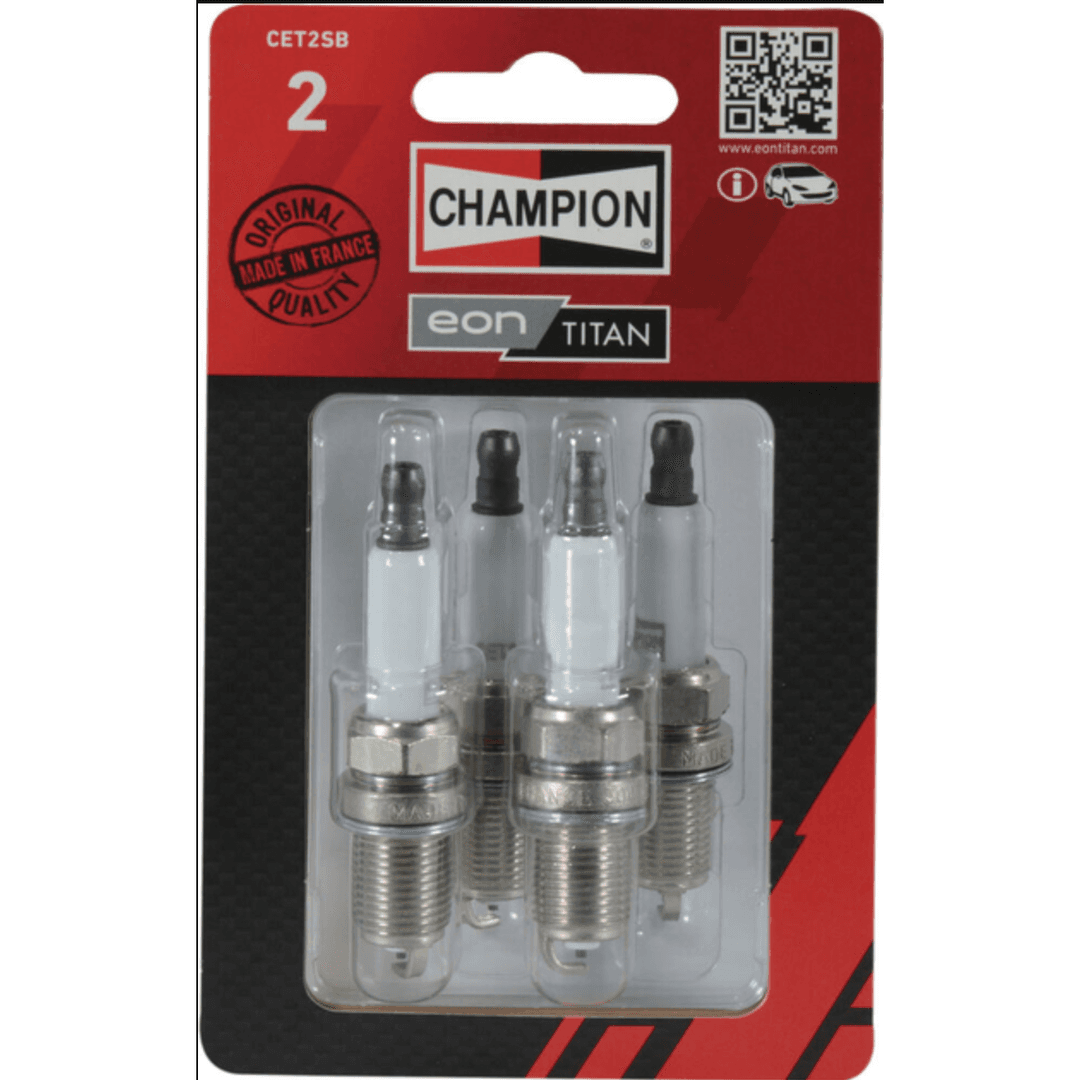 Champion CET2 Spark Plug EON TITAN - 4 Pack - The Green Spark Plug Automotive product