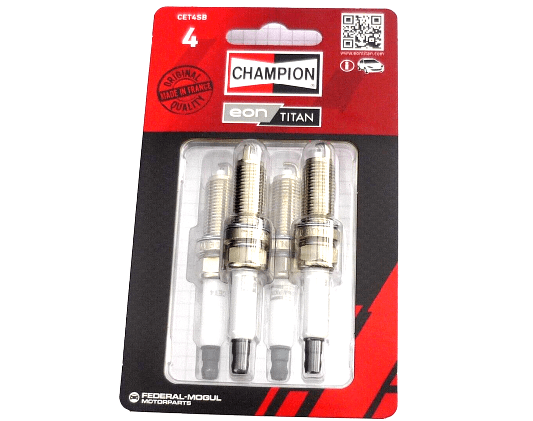 Champion CET4 Spark Plug EON TITAN - 4 Pack - The Green Spark Plug Automotive product
