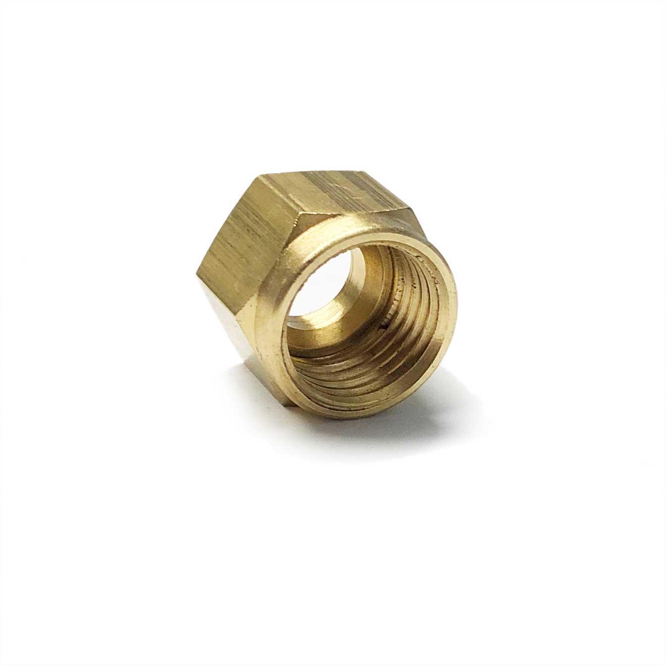 Brass Olive Nut 5/16 OD Tube - 1/4 BSP - Petrol Fuel Pipe - High quality product image showing Brass Olive Nut 5/16 OD Tube - 1/4 BSP - Petrol Fuel Pipe details and features