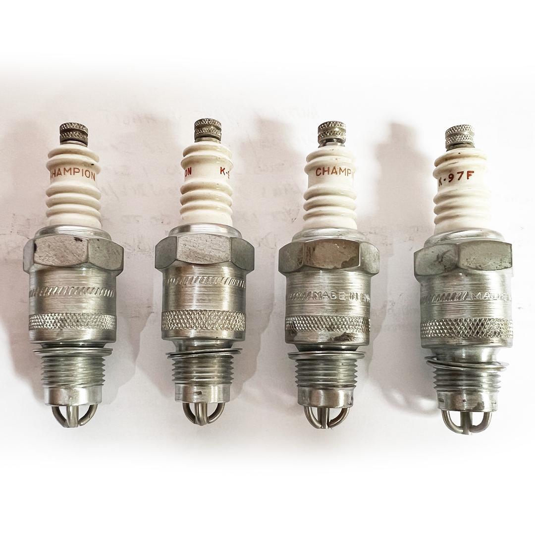 4 Pack - Champion Spark Plug K97F - possibly use DL8C (3mm longer) - The Green Spark Plug Automotive product