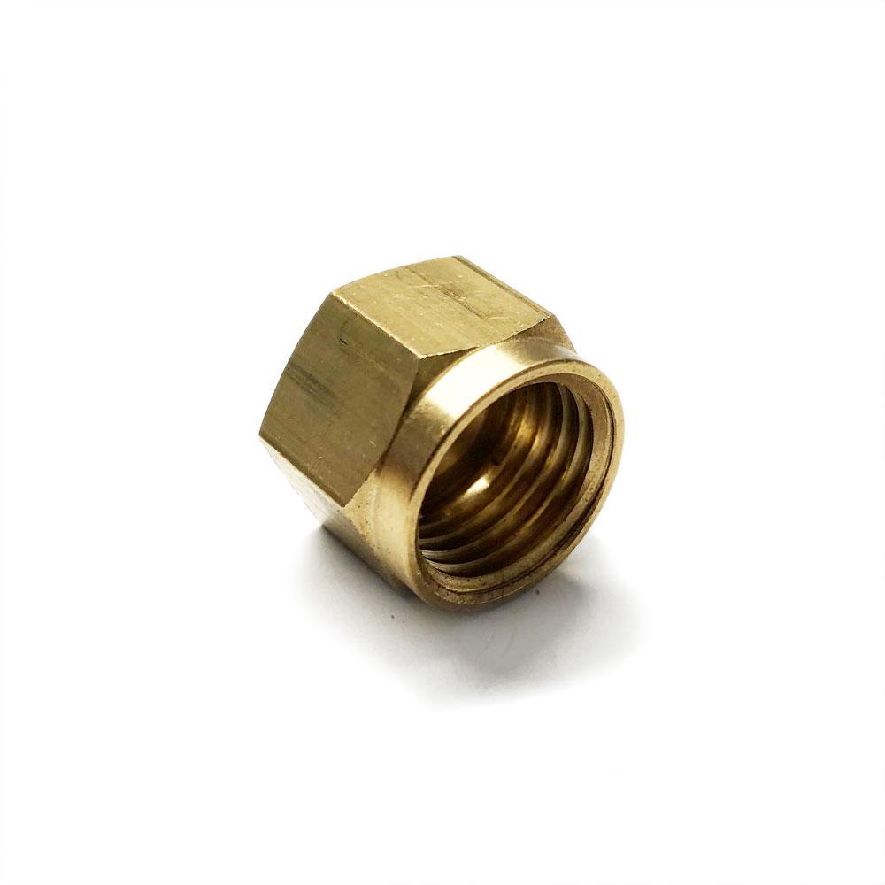 Brass Olive Nut 1/4 OD Tube - 1/4 BSP - Petrol Fuel Pipe - High quality product image showing Brass Olive Nut 1/4 OD Tube - 1/4 BSP - Petrol Fuel Pipe details and features