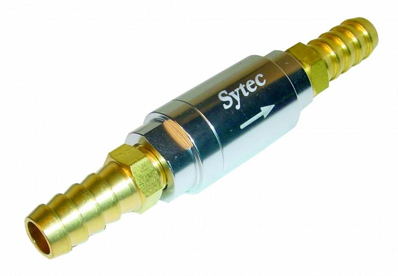Sytec One Way Valve with 10mm push on tails (Silver) (OWVS010-S) - The Green Spark Plug Automotive product