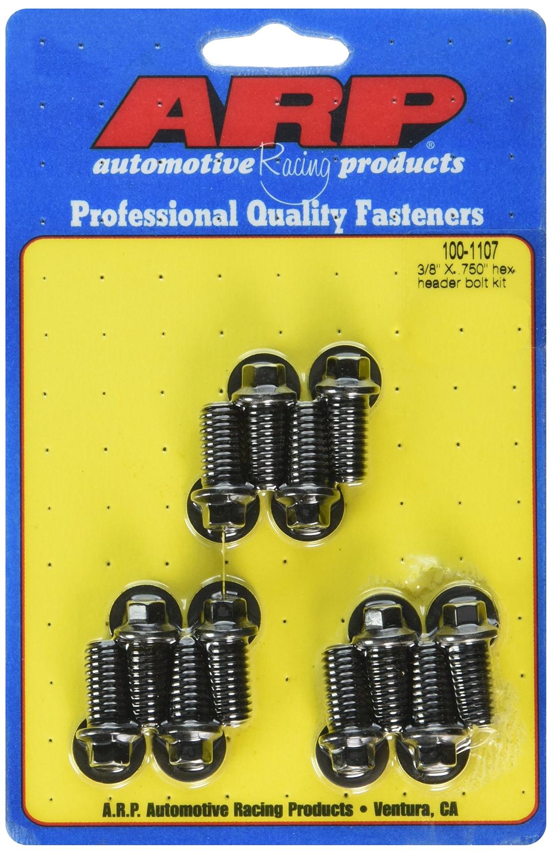 ARP 100-1107 Black Oxide 12-Point Header Bolts - Set of 12 - The Twister Group Tools product