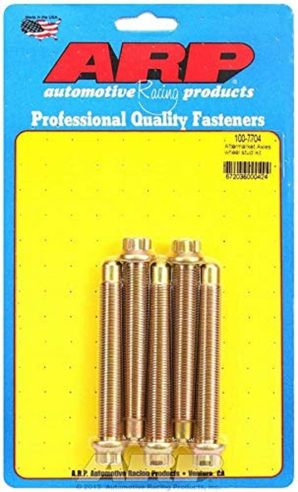 ARP 100-7704 Wheel Studs - Pack of 5 - High quality product image showing ARP 100-7704 Wheel Studs - Pack of 5 details and features