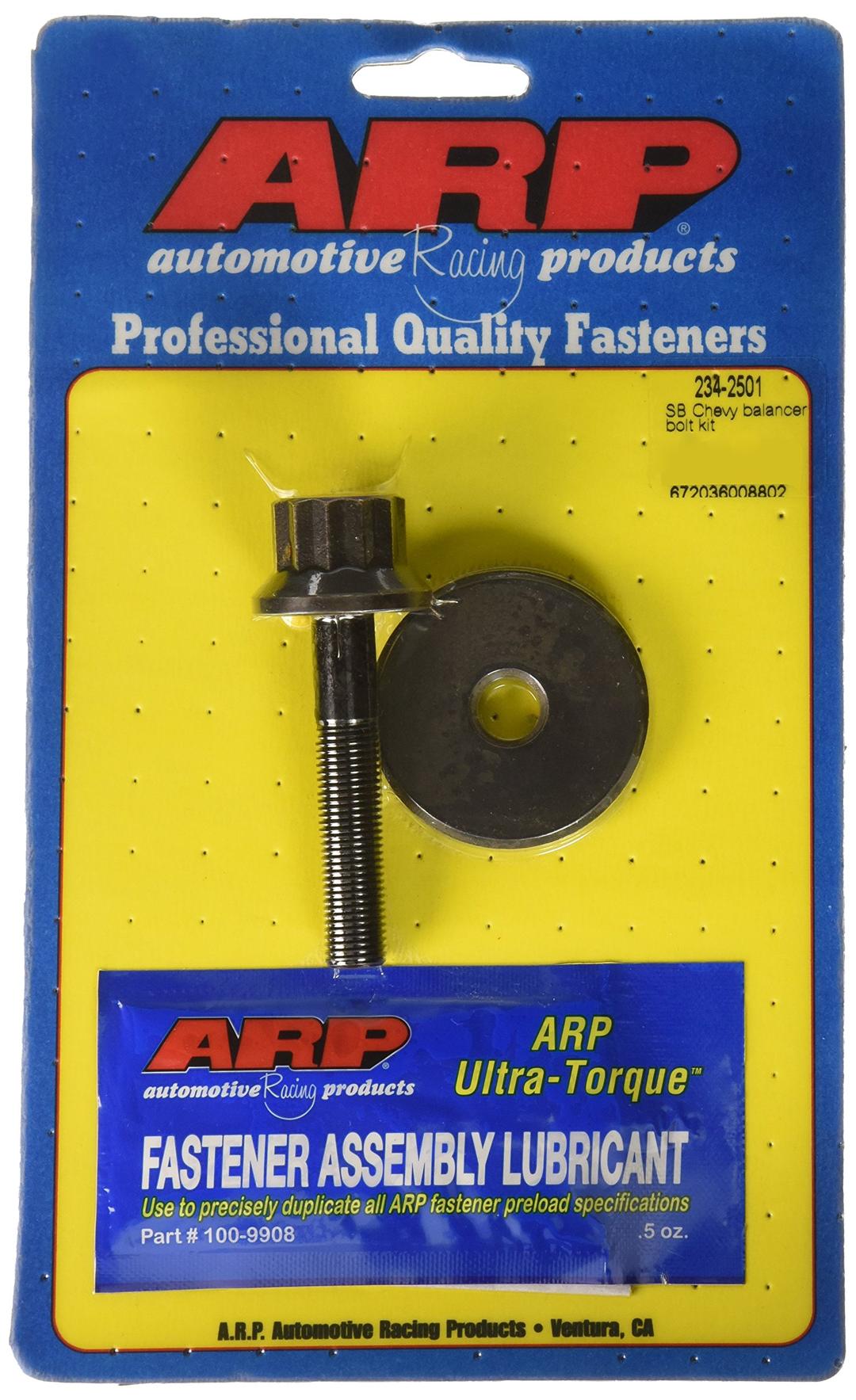 ARP 234-2501 Harmonic Balancer Bolt Kit For Select Chevrolet Small Block Applications, Black - The Twister Group Tools product