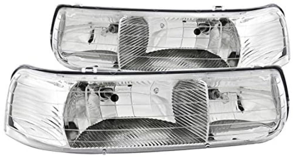 ANZO 111011 Crystal Headlight Set-Chrome - The Twister Group Tools product