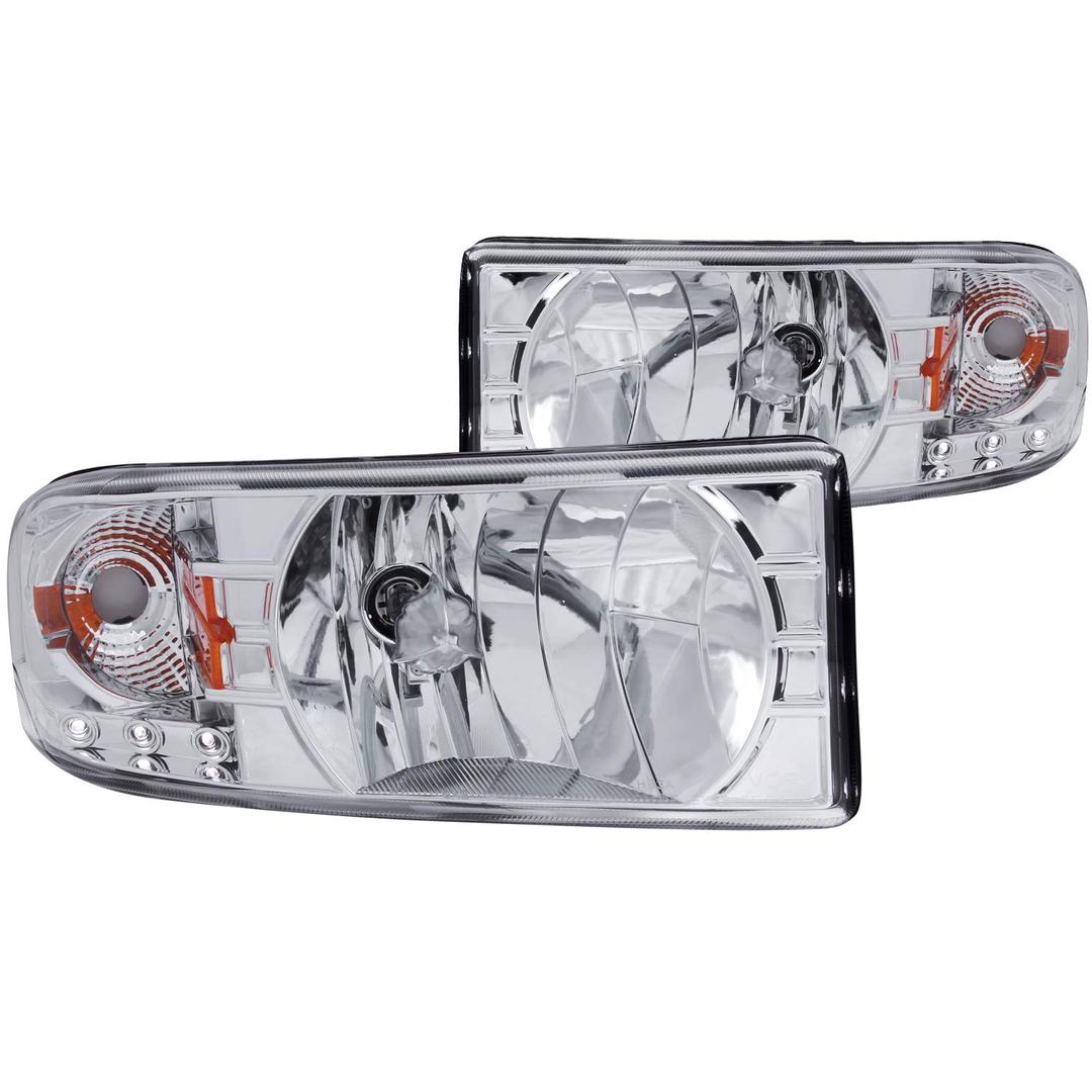 ANZO 111206 Chrome/Amber LED Headlight for Dodge RAM - The Twister Group Tools product