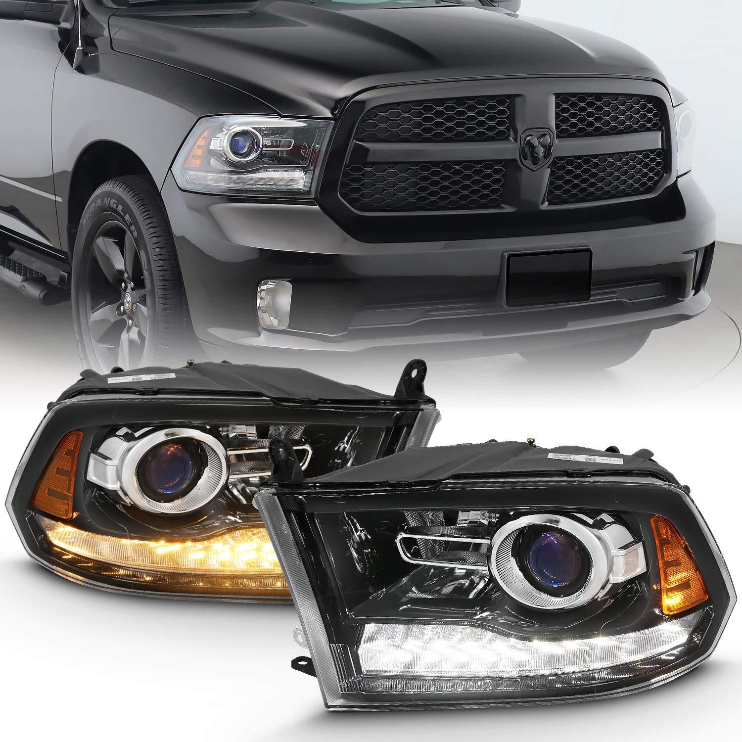ANZO 111439 Projector Headlamps Fits Dodge Ram 1500 - High quality product image showing ANZO 111439 Projector Headlamps Fits Dodge Ram 1500 details and features