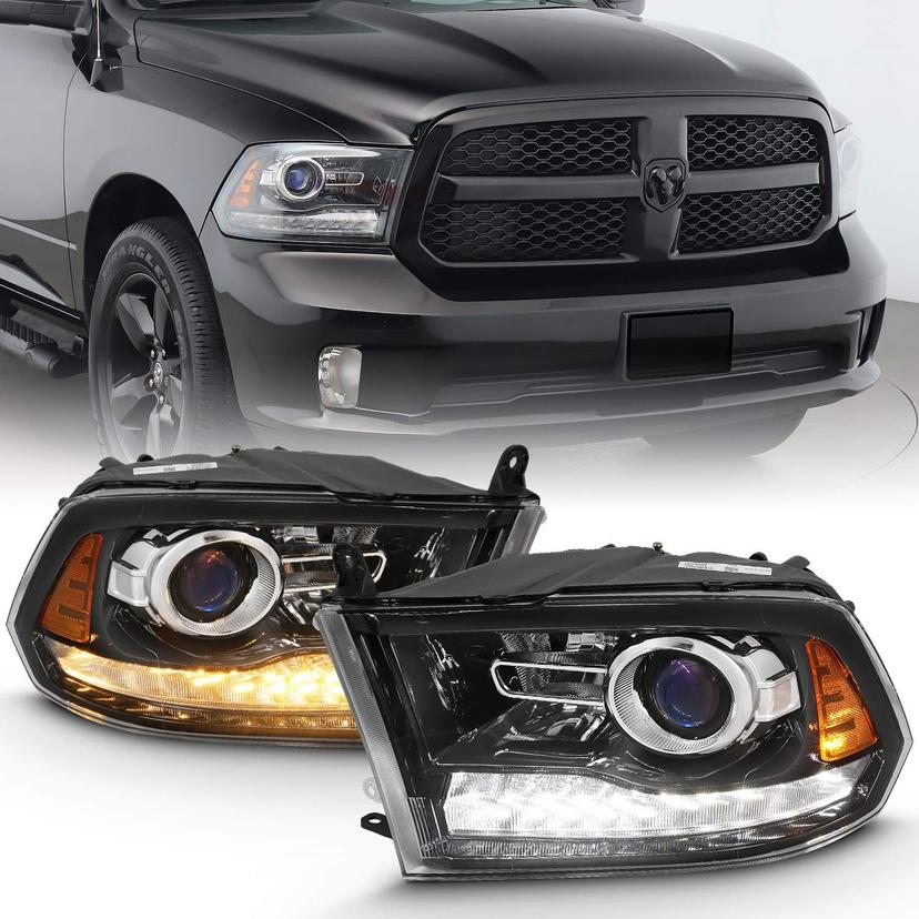 ANZO 111439 Projector Headlamps Fits Dodge Ram 1500