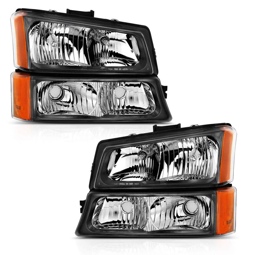 ANZO 111452 Projector Headlamps Fits Chevrolet Silverado 1500
