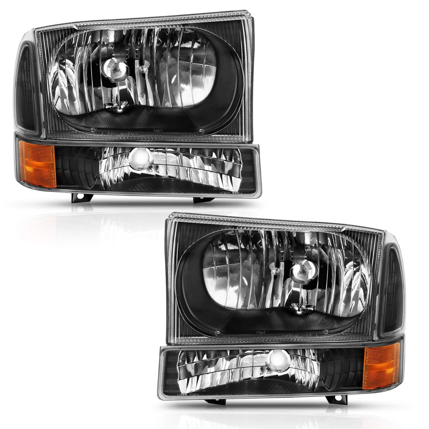 ANZO 111457 Projector Headlamps Fits Ford E-450 Super Duty - High quality product image showing ANZO 111457 Projector Headlamps Fits Ford E-450 Super Duty details and features