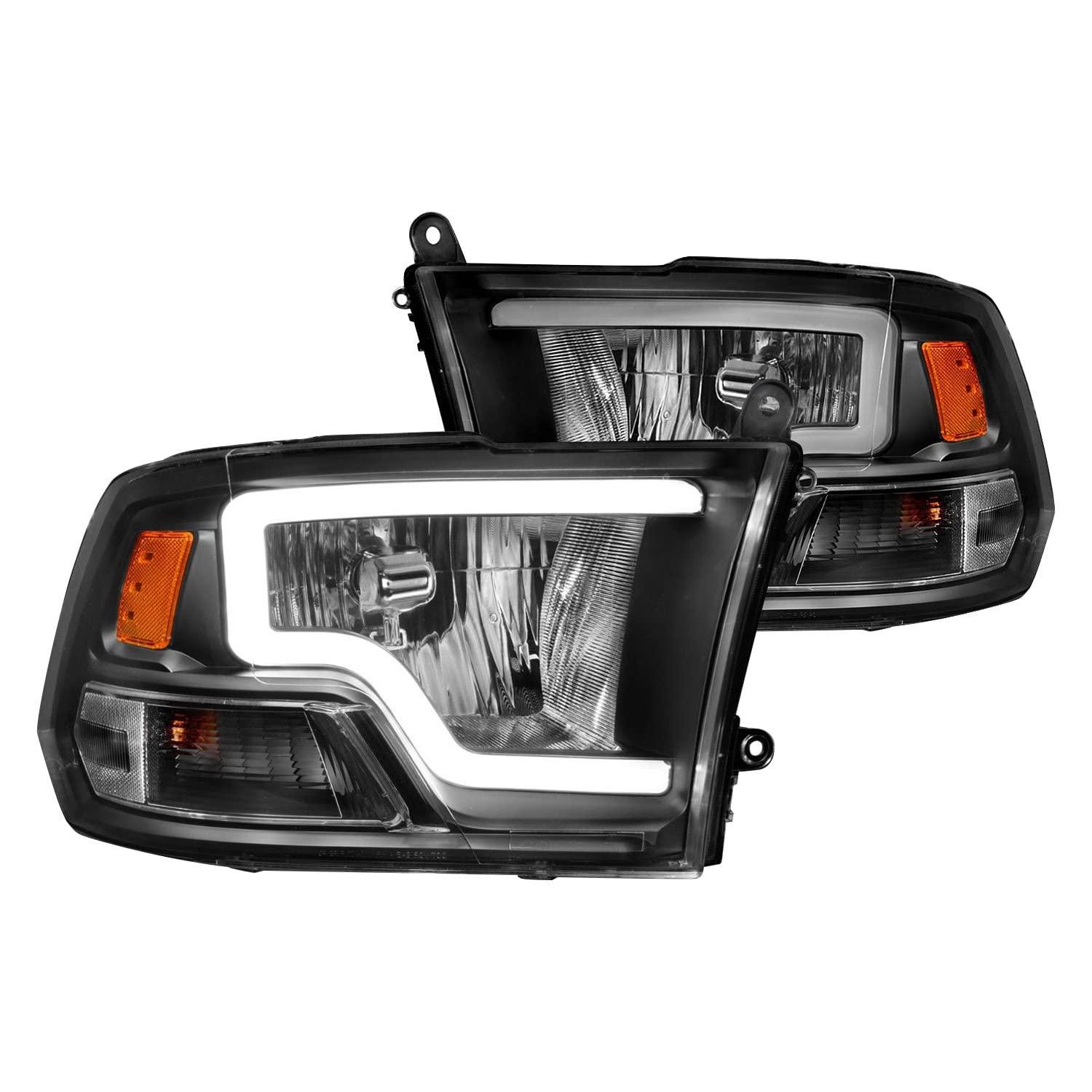 ANZO 111515 Crystal Headlights fits Dodge Ram 1500, Clear - High quality product image showing ANZO 111515 Crystal Headlights fits Dodge Ram 1500, Clear details and features