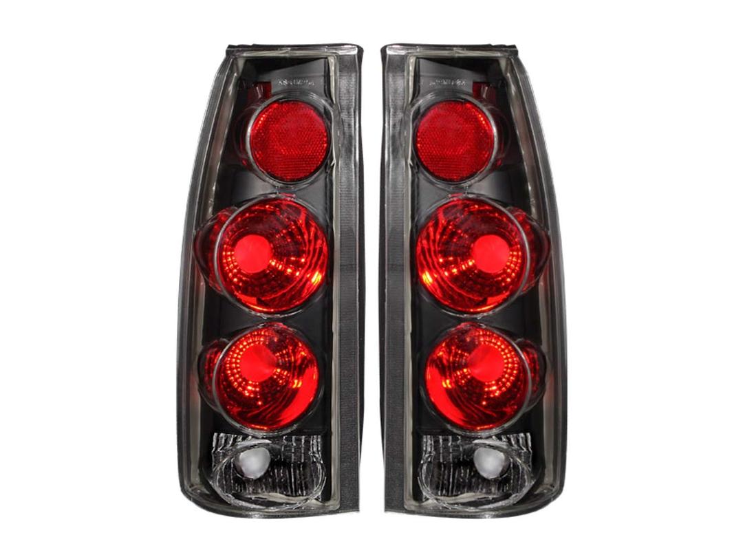 ANZO 211019 Chevrolet 3D Style Black Tail Light Assembly (Pair) - The Twister Group Tools product